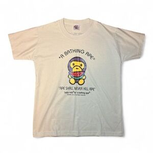 Baby Milo A Bathing Ape BAPE RARE VTG 2000s Graphic Tee — S5 / SMALL